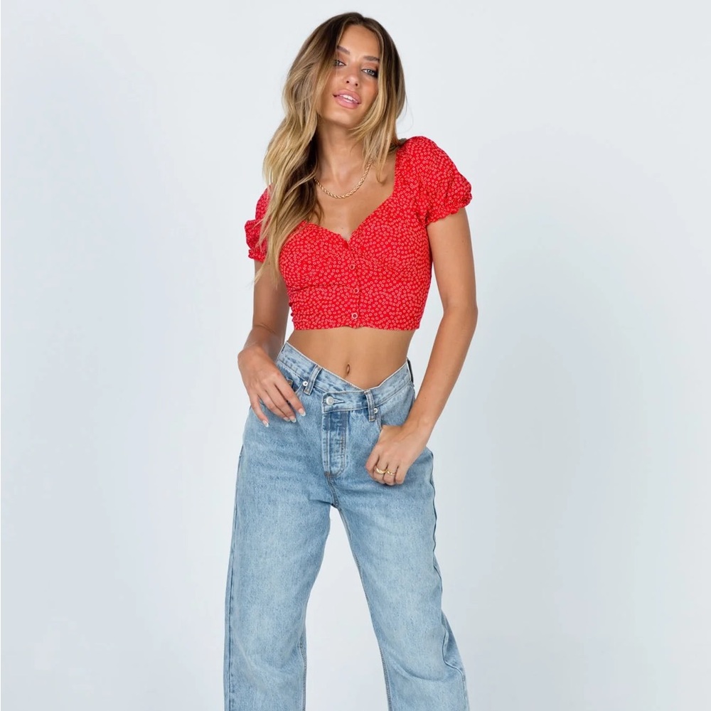 Princess Polly - Red Laura Top